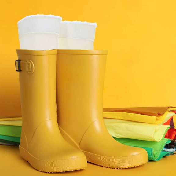 AURARMLET 1 Pair Soft Cotton Velvet Boot Liners for Cold Weather, Rain, or Mud Boots Comfort