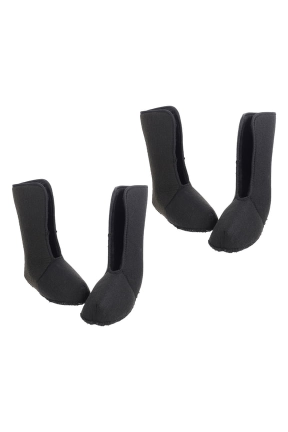 1 Pair Detachable Warm Boot Liners Black Soft Comfortable Snow Boot Replacement Lining for Men and Women