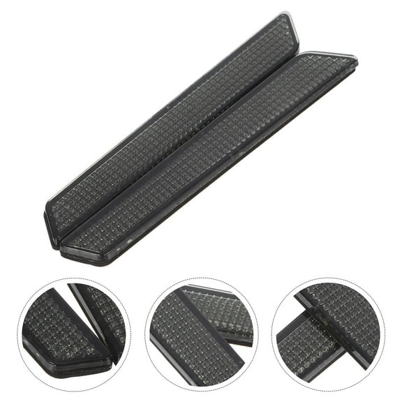 AURARMLET 1Pair Weather Resistant Grey Reflector Covers for Motorcycle Saddlebags