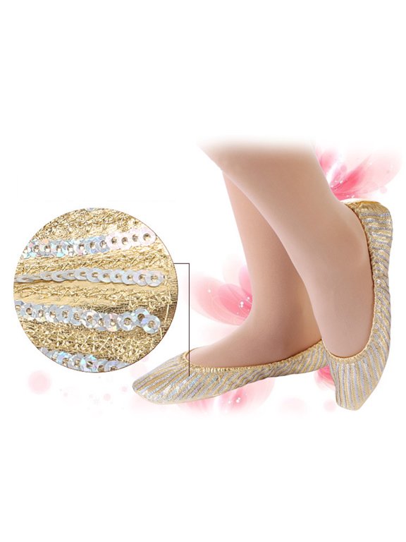 1Pair Lightweight Dancing Shoes Yoga Socks with Anti Slip for Ballet and Jazz Dance