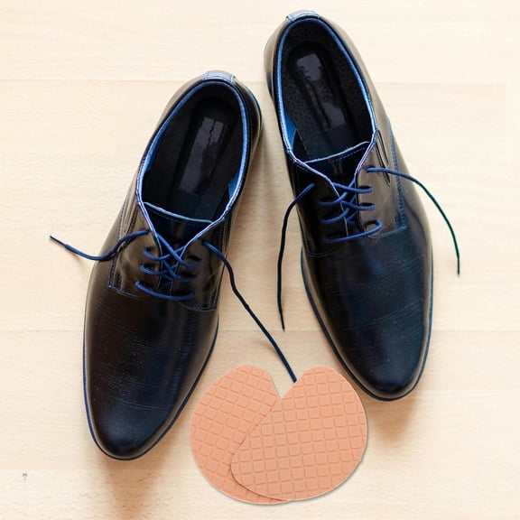 AURARMLET 1Pair Non Slip Shoe Sole Pads Khaki Sneaker Bottom Grip Pads with Adhesive Backing