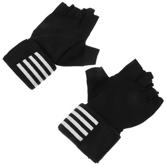 AURARMLET 1Pair Outdoor Fitness Gloves with Ergonomic Half Finger Design for Cycling and Climbing