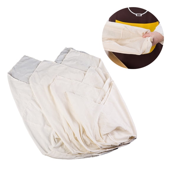 AURARMLET Beige Cotton Cloth Strainer Bag, Reusable and Easy to Clean for Homemade Soybean