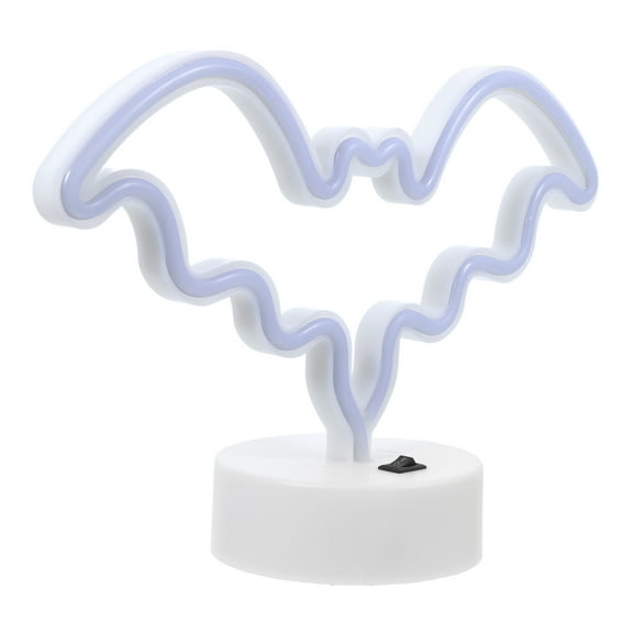 AURARMLET 1Pc Pink Bat Shaped Night Lamp LED Modeling Lamp for Bedroom and Balcony