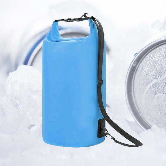 AURARMLET 1Pcs Floating Life-saving Supplies Waterproof Beach Bag made of PVC -blue for Outdoor Gear