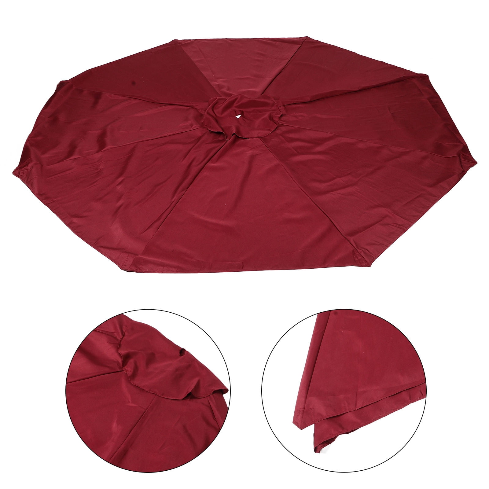 AURARMLET Patio Umbrella Cover Replacement, Simple Design Polyester ...