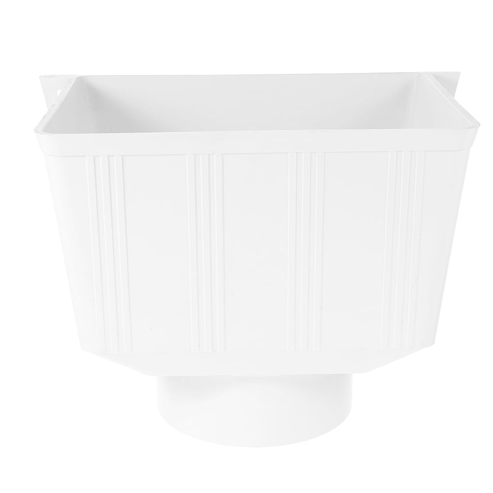 AURARMLET White PVC Rainwater Drainage Pipe, 1 Piece Rainwater Collection System for Home Use and Outdoor Water Management