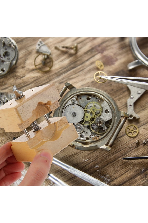 1Pcs Watch Tool Adjustable Watch Holder Vise with Clamping Watch Case