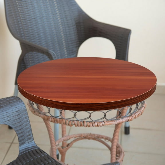 AURARMLET Minimalist Round Wood Table Top for Home, Kitchen, Office Use - , Stylish, Easy to Clean