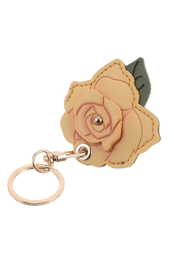 1Set Access Card Case in Yellow Alloy for Key Attachment for Recipients Daily Use