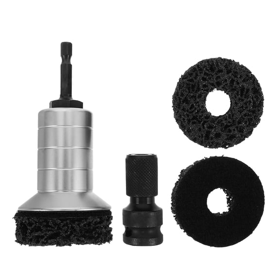 AURARMLET 1Set Universal Brake Hub Cleaning Tool with Abrasive Pads for Tire Maintenance