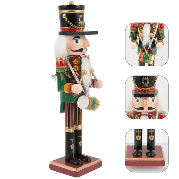 AURARMLET Classic Christmas Nutcracker Wooden Figurine for Holiday Celebration and Gift Exchange