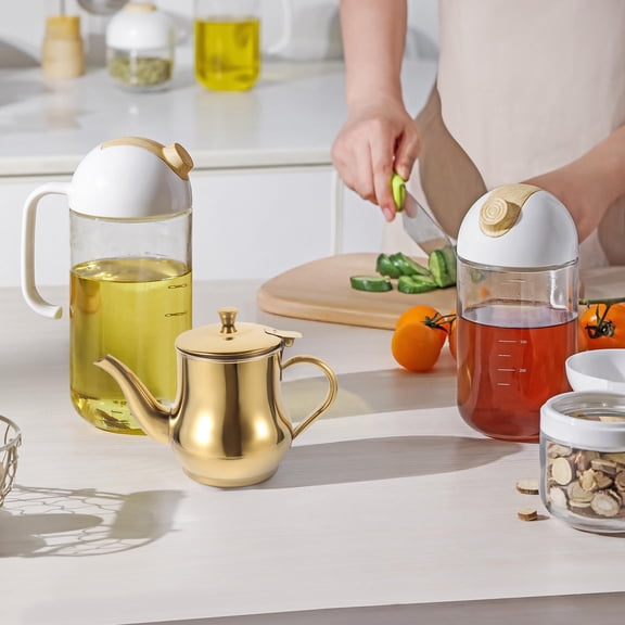 AURARMLET  Stainless Steel Oil Strainer Container for Home and Restaurant Kitchens