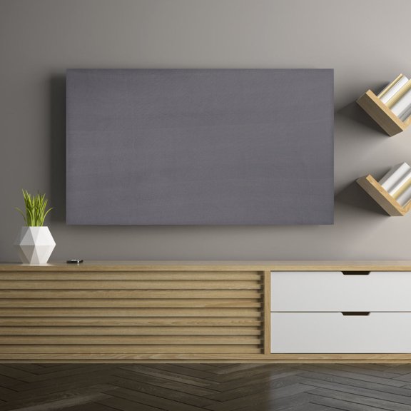AURARMLET Dark Grey Polyester TV Cover Set - Protective Scratch Resistant TV Screen Protector