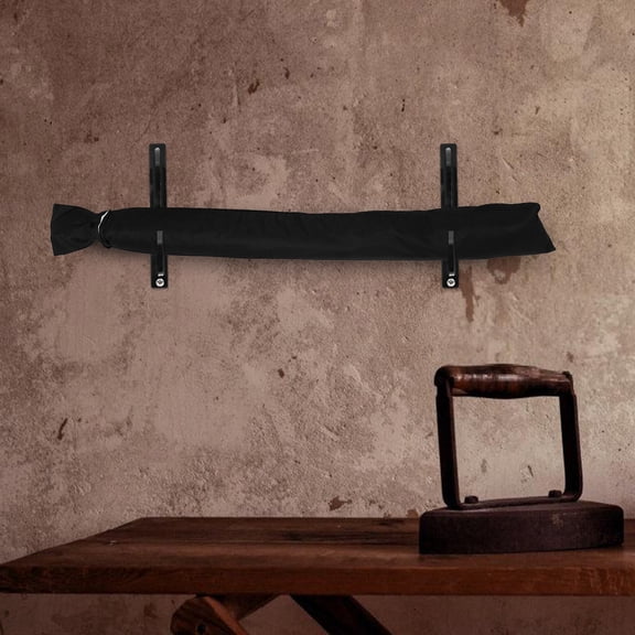 AURARMLET 1Set Durable Black Sword Mount Wall Rack Stable Fit Sword Display Holder