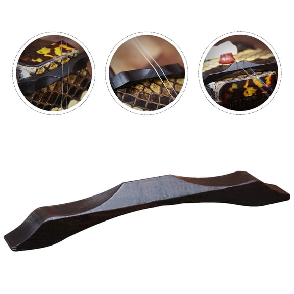 AURARMLET 1Set Erhu Mute for Instrument Parts with Sound Quality Preservation in Black Ebony 7.00X0.80X0.50cm
