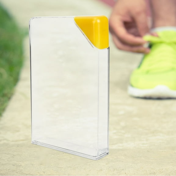 AURARMLET 1 Set Flat Transparent Bottle for Fitness Sports Hydration Lightweight Design