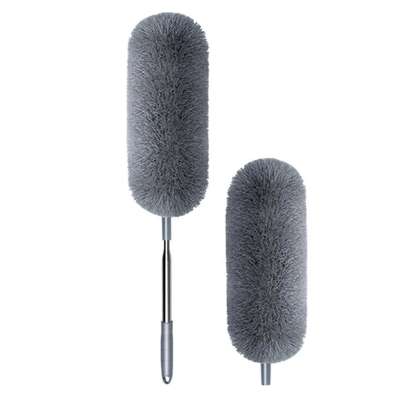 AURARMLET Flexible Household Duster Set for Cleaning Ceiling Fans, Blinds, Furniture - Grey, Lightweight and