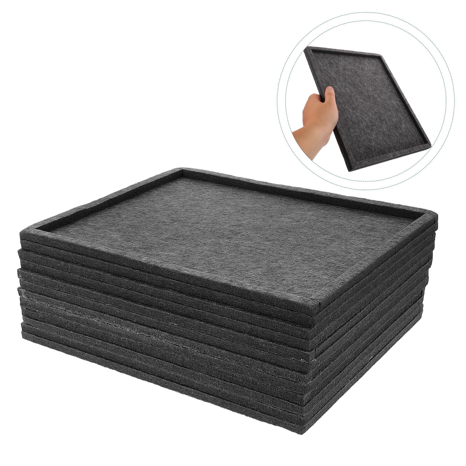 AURARMLET Multifunctional Dark Grey Felt Puzzle Sorting for Efficient ...