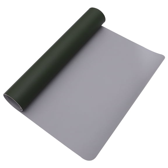 AURARMLET Dark Green Laptop Mouse Pad PU Material Soft for Precise Mouse Control