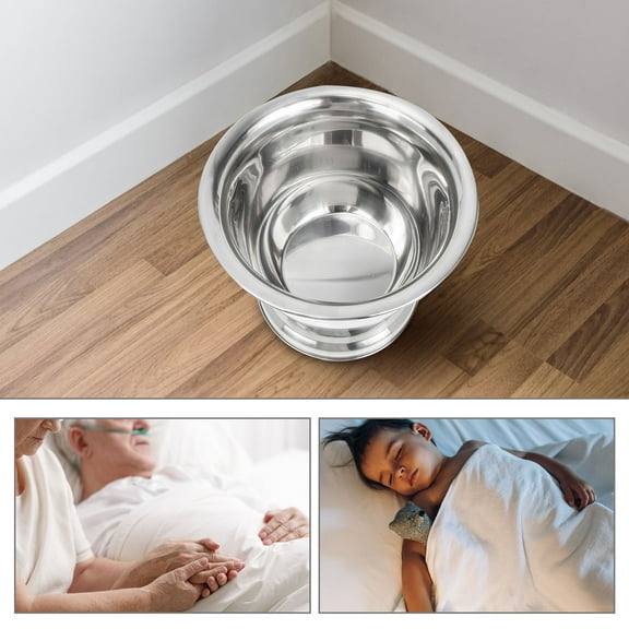 AURARMLET 1Set Portable Potty For Toddlers Stainless Steel Odor Isolation With Handle