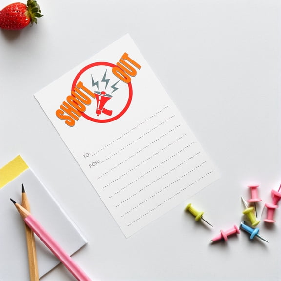 AURARMLET Set of Positive Shout Out Cards for Work and School to Encourage and Appreciate Recipients