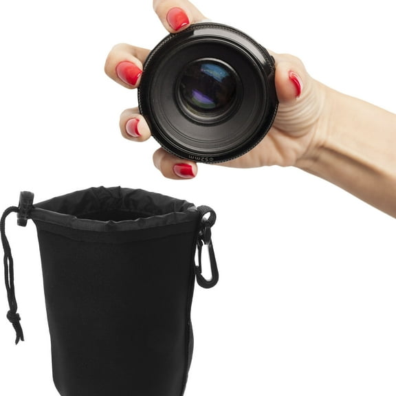 AURARMLET 1Set Protective Camera Pouch in Cylindrical Shape for Camera Lens
