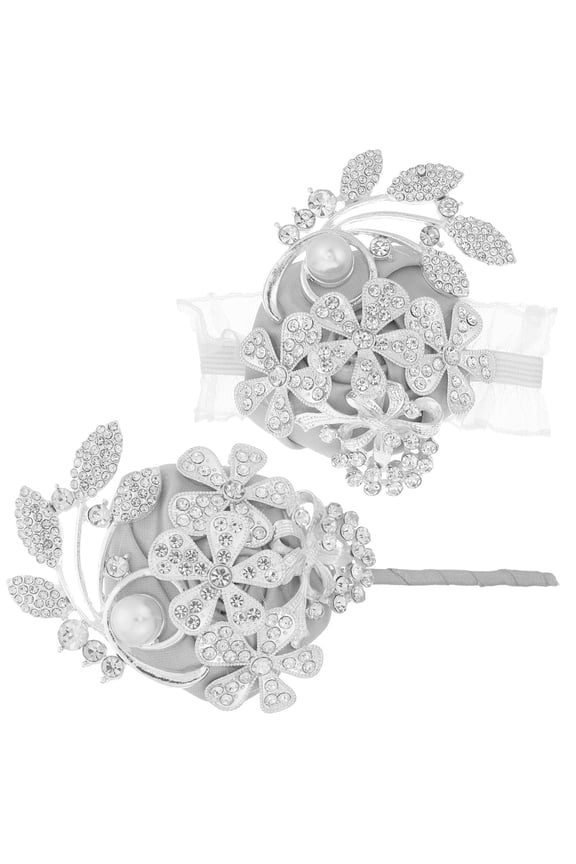 1Set Rhinestone Bridal Bridesmaid Wrist Corsage Bracelet for Wedding Prom