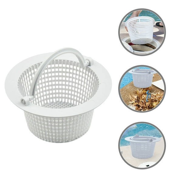 AURARMLET Swimming Pool Leaf Basket for Pool Cleaning, 15.8x15.8x7.6 cm, Easy to Use and Maintain