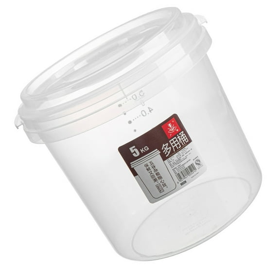 AURARMLET Cereal Container Sealed Containers Plastic Rectangular 1Pack 9.4X9.4X8.7In