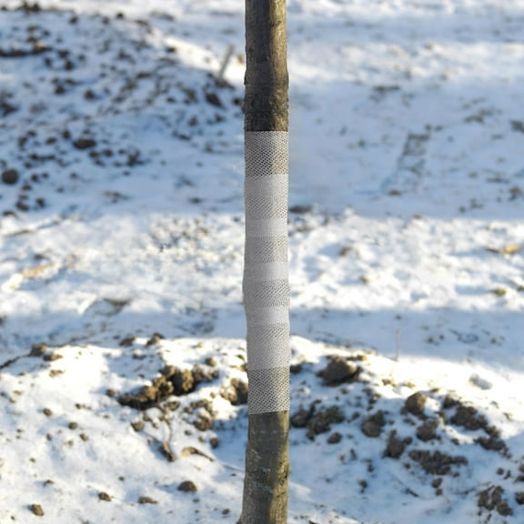 AURARMLET Tree Trunk Cover 1 Set Non-Woven Fabric for Winter Bark 39.3 x 3.14 x 0.04 Inches Weather Resistant