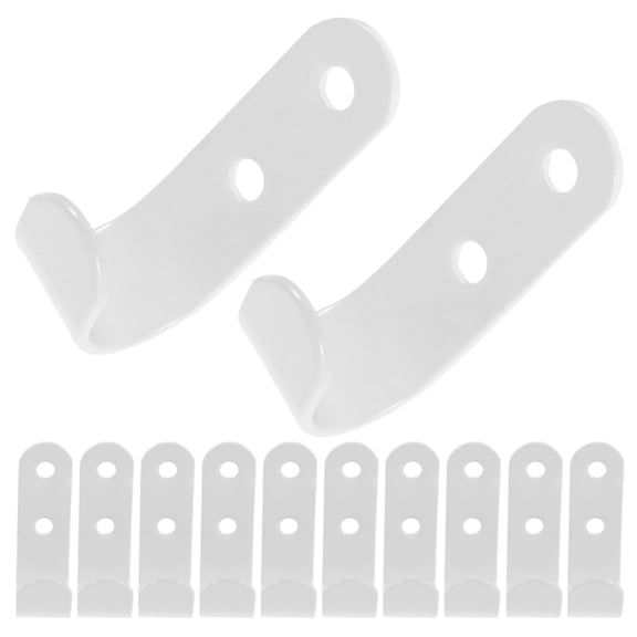 AURARMLET Heavy Duty White Trailer Tarpaulin Hooks 1 Set - Weather Resistant Tarp Fasteners for Outdoor Cargo and Truck Use