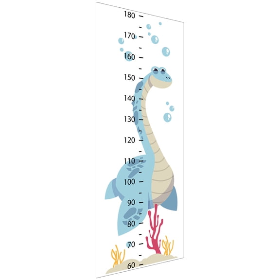 AURARMLET Cartoon Dinosaur Self Adhesive Growth Chart Wall Sticker for Kids Room