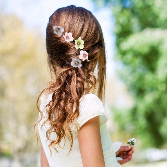 AURARMLET 200Pcs Mini Daisy Flower Heads Multi Colored For Diy Crafts And Home Decoration Tiny Fake Flowers