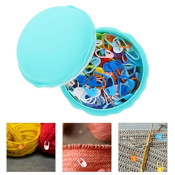 AURARMLET 200Pcs Markers for Knitting and Crochet, Clips for Yarn Crafting and Needlework