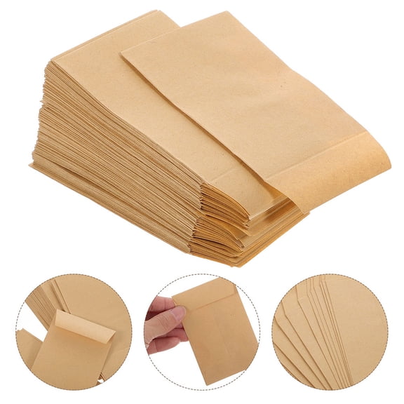 AURARMLET 200pcs Resealable Paper Flower Envelopes for Storing Cash, Small Items, , and Craft Supplies