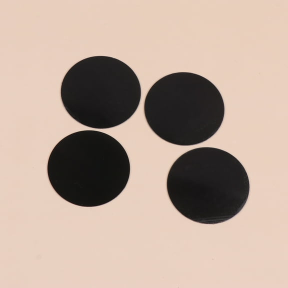 AURARMLET 20Pcs Black Adhesive Metal Plates for Phone Mounting Kits Car Vehicle Holders