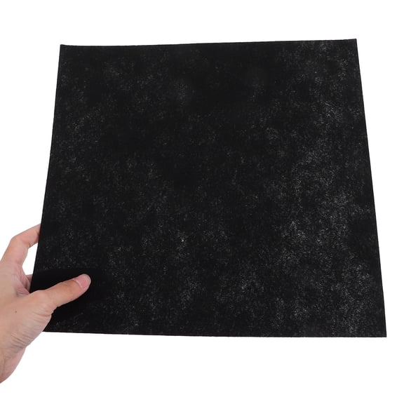 AURARMLET 20Pcs Black Felt Squares Soft Fabric for Sewing DIY Craft Projects and Home Decor Uses