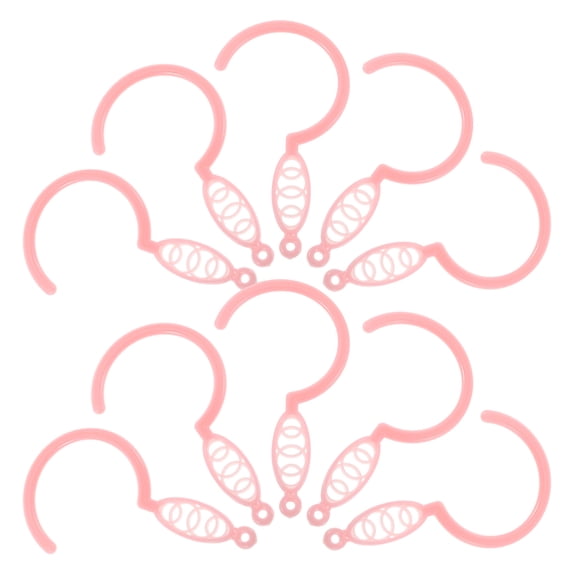 AURARMLET 20Pcs Pink Plastic Mosquito Net Clips Easy Install Net Fixing Hooks for Car Bed Frame and Outdoor Curtains