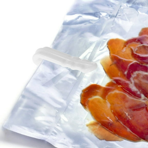 AURARMLET 20Pcs Reusable Plastic Vacuum Bag Sealer Clips for Home Clothes Storage and Food Freshness