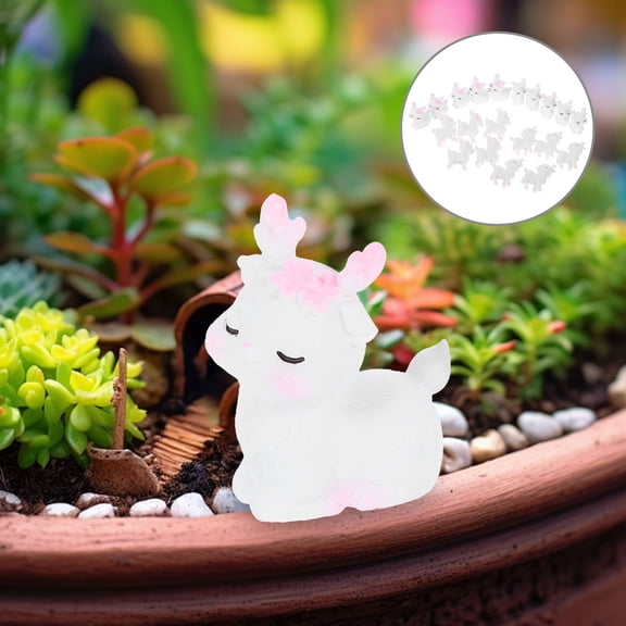 AURARMLET 20pcs Mini Animal Figurines Resin Desk Decoration For Home Decor