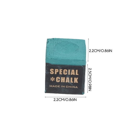 AURARMLET Set of 24 Green Pool Cue Chalk Cubes for Billiards, Home, Tournament, and
