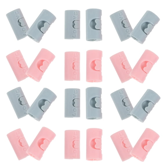 AURARMLET 24-Pack Small Plastic Fixer Clamps Non- Bed Sheet Clips for Tablecloths and Fabric Securing