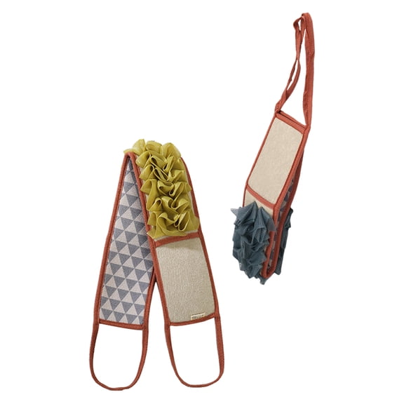 AURARMLET 2Pack Back Washer Assorted Color Dual Purpose for Massaging Adults Showering