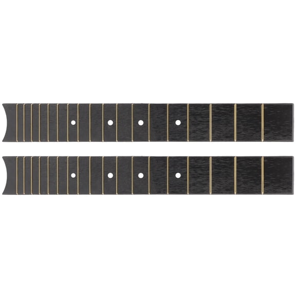 AURARMLET 2Pcs ABS Guitar Fretboard Replacement with Simple Structure for Acoustic Guitar Black