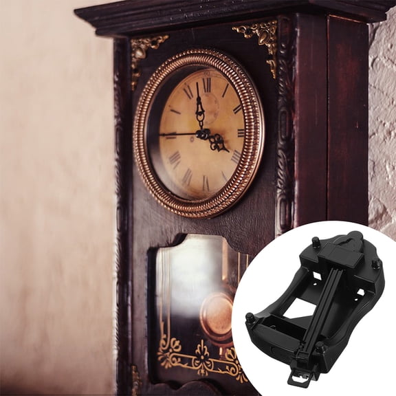 AURARMLET 2-Pack Black Pendulum Clock Movement Replacement with Silent and Mechanism