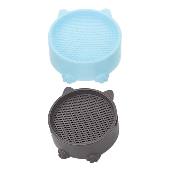 AURARMLET 2-Pack Cat Grass Planter Boxes Hydroponic Plastic Trays Easy to Clean Desktop Garden