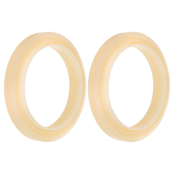 AURARMLET Replacement Coffee Machine Gasket Beige Rubber Steam Ring 2Pcs
