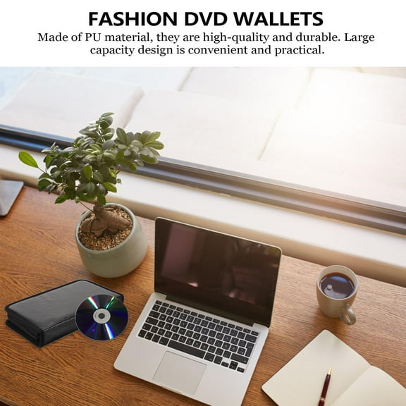 AURARMLET 2Pcs Disc Organizer with Rectangular Shape for CD DVD Enthusiasts