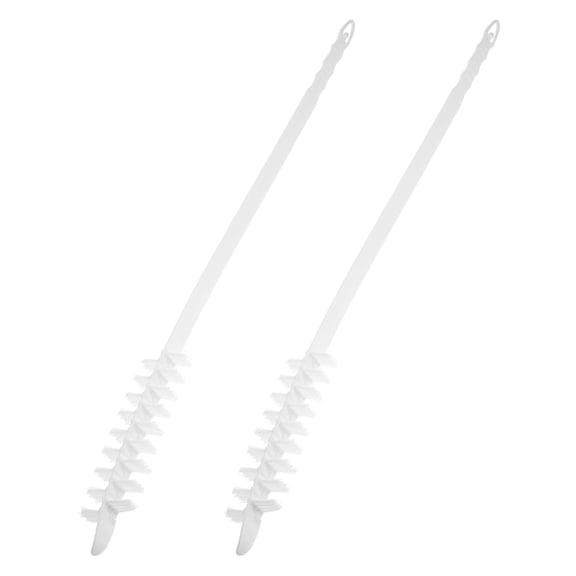 AURARMLET 2Pcs Rolling Washing Machine Cleaning Brush with Detachable Dryer Vent Cleaner White